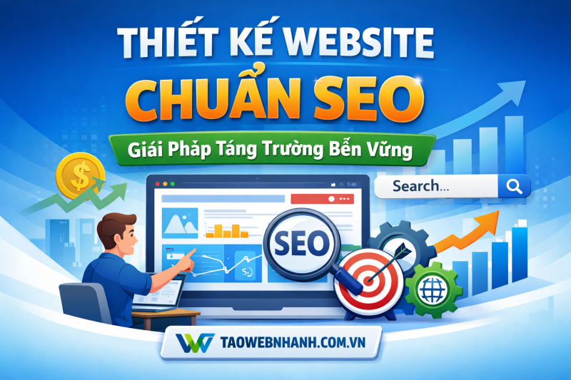 Thiết Kế Website Chuẩn SEO – Giải Pháp Giúp Doanh Nghiệp Tăng Trưởng Bền Vững