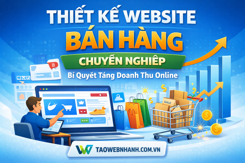 Thiết Kế Website Bán Hàng Chuyên Nghiệp – Bí Quyết Tăng Doanh Thu Online