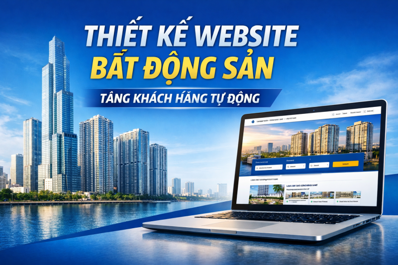 Vì Sao Doanh Nghiệp Bất Động Sản Cần Website Riêng?