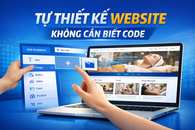 Tự Thiết Kế Website Không Cần Biết Code | Công Cụ Kéo Thả Dễ Dàng